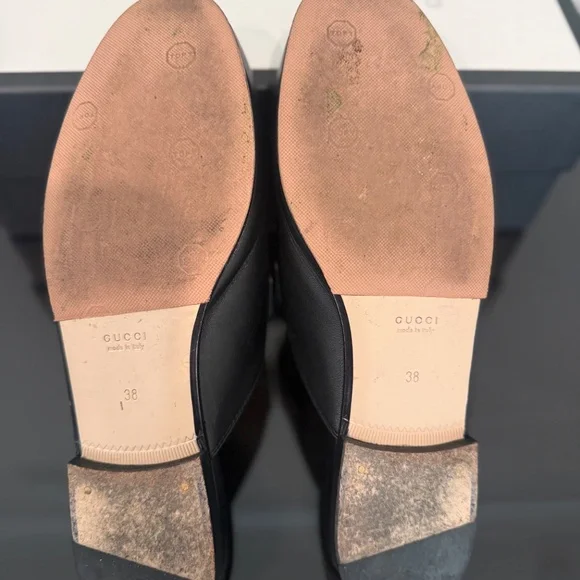 Gucci Princetown Horsebit Leather Slippers - Picture 10 of 15